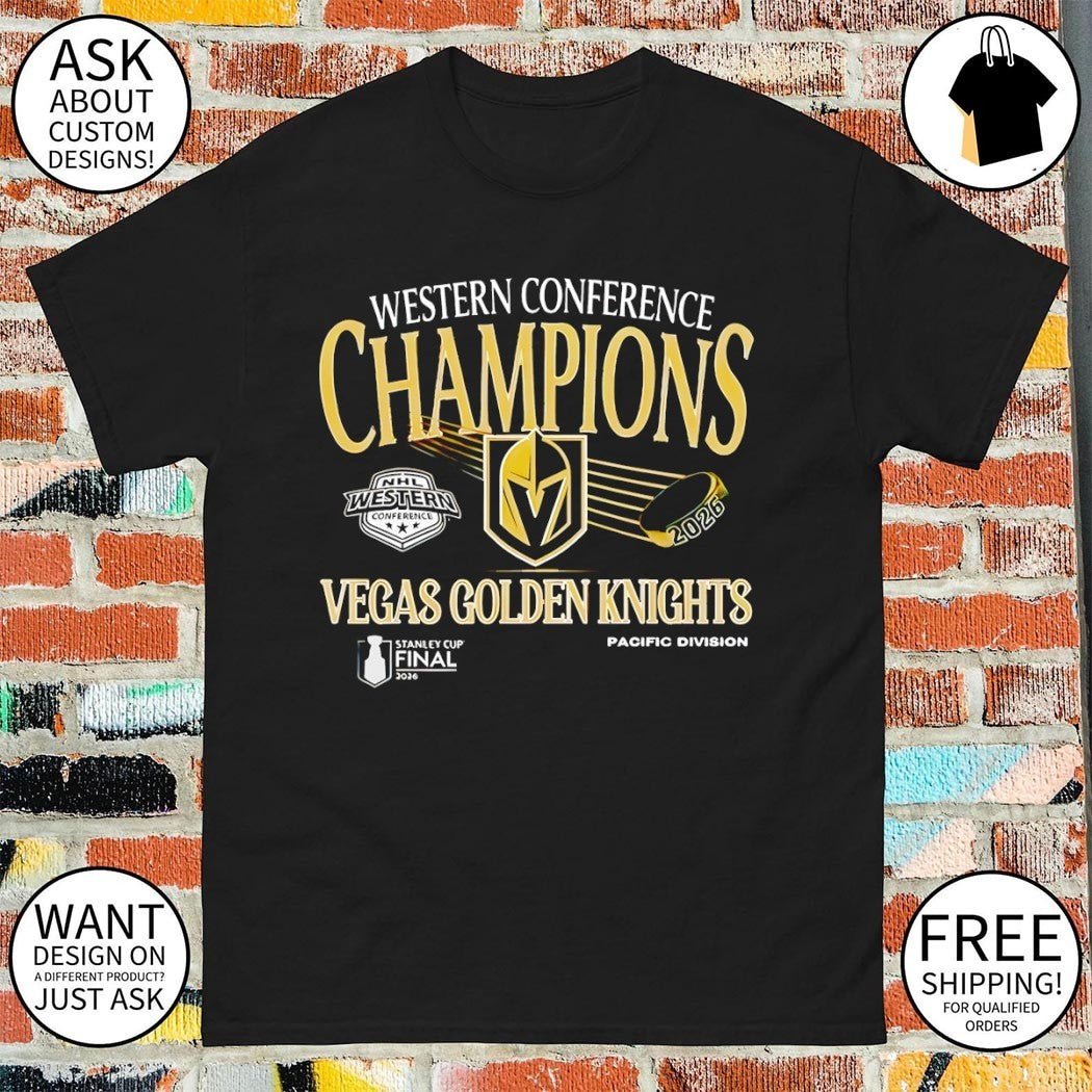 Vegas Golden Knights Western Conference Champions 2026 Pacific Division Final shirt
