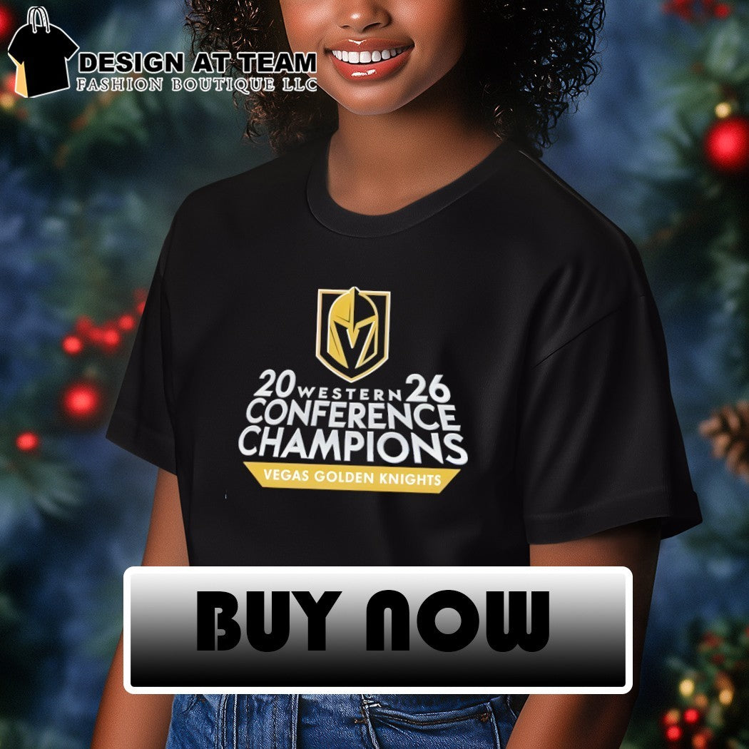 Vegas Golden Knights Western Conference Champions 2026 logo Stanley Cup shirt
