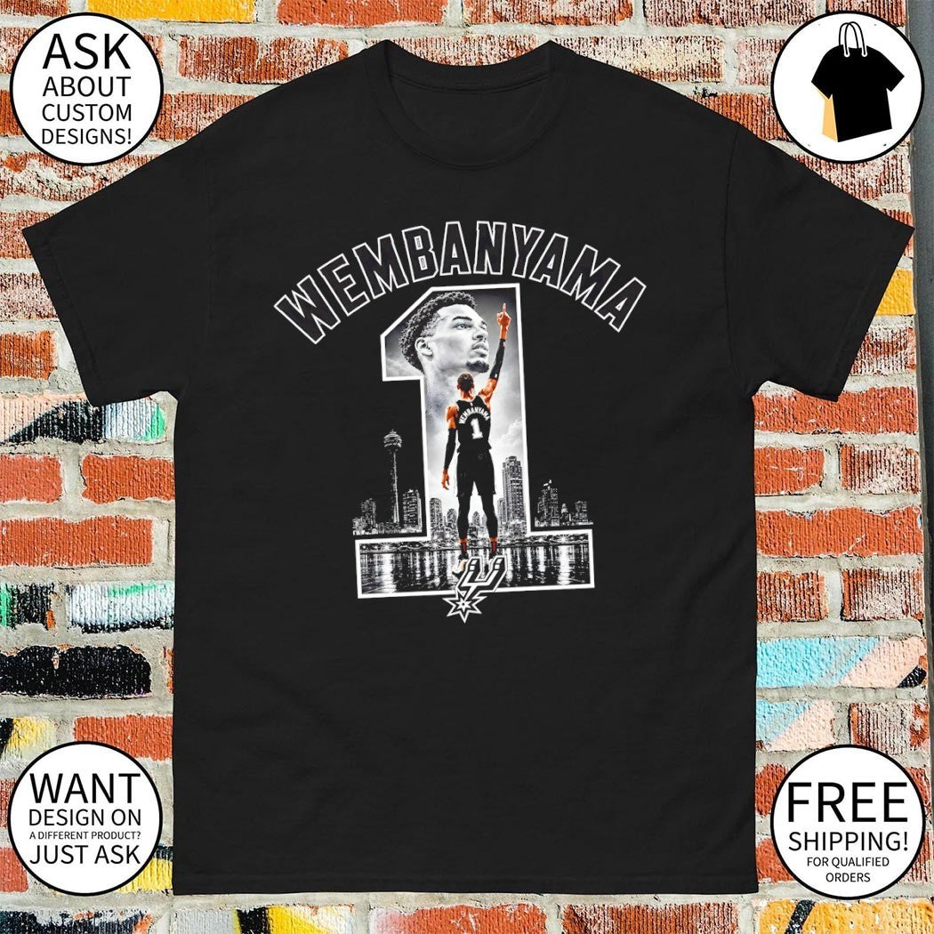 Victor Wembanyama 1 City San Antonio Spurs Basketball NBA vintage shirt