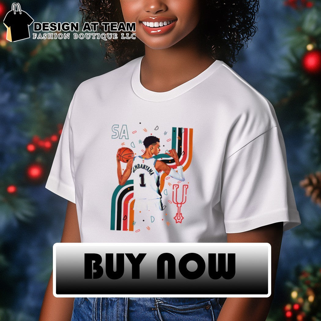 Victor Wembanyama 1 San Antonio Spurs Basketball 90s styles shirt