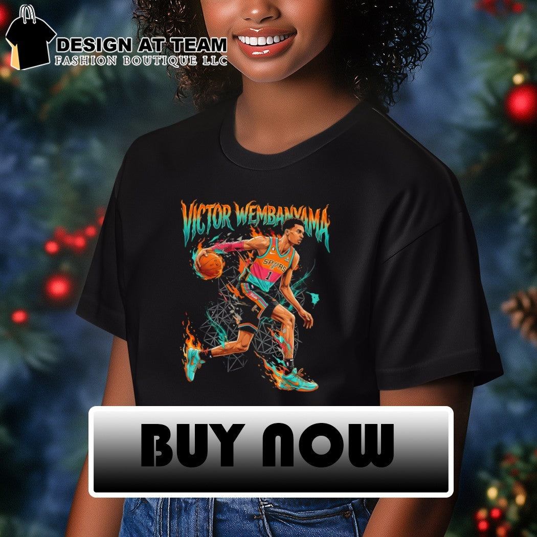 Victor Wembanyama 1 San Antonio Spurs Basketball NBA 2026 shirt