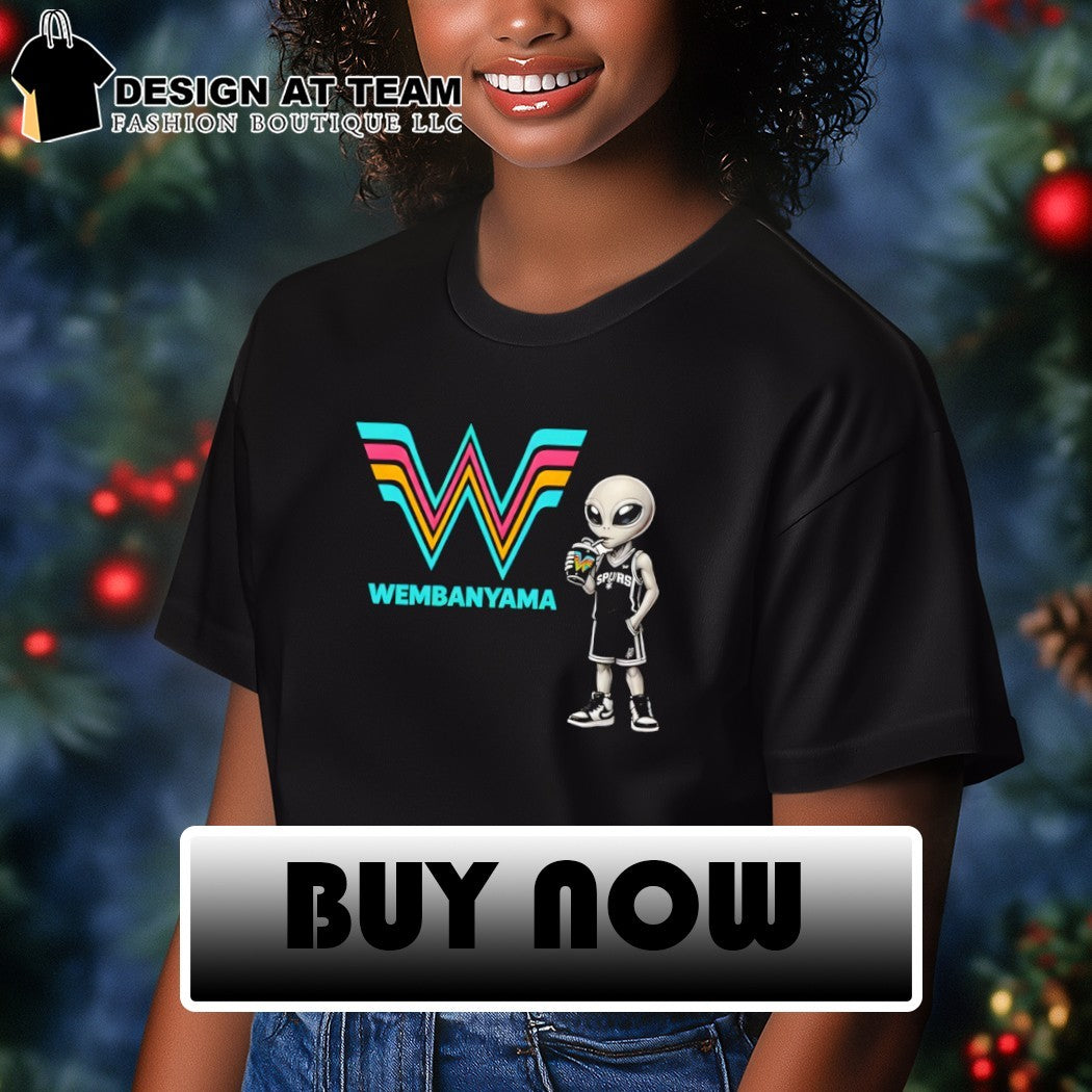 Victor Wembanyama Alien San Antonio Spurs Basketball NBA Go Spurs Go shirt
