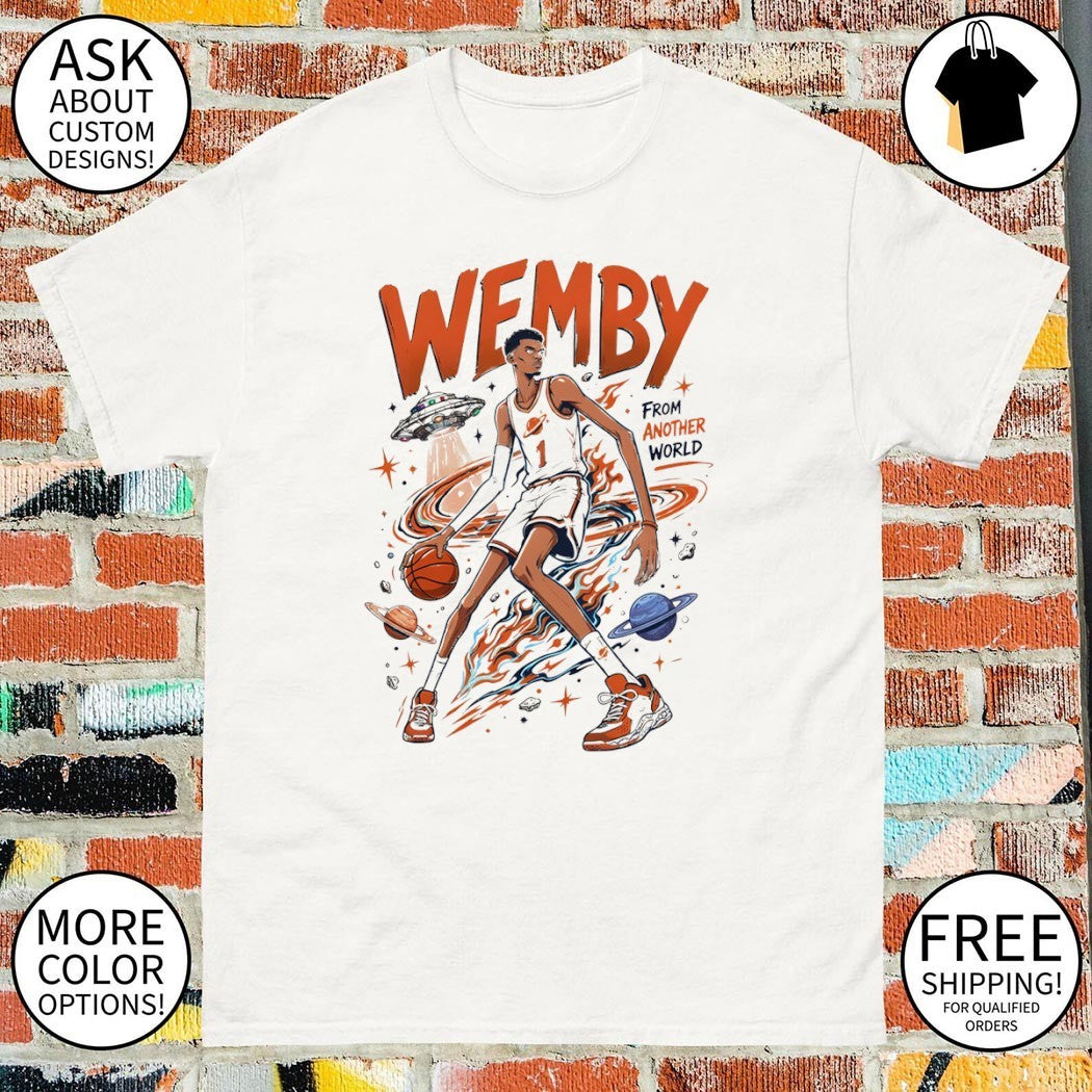 Victor Wembanyama Alien Wemby From Another World San Antonio Spurs Basketball 2026 shirt