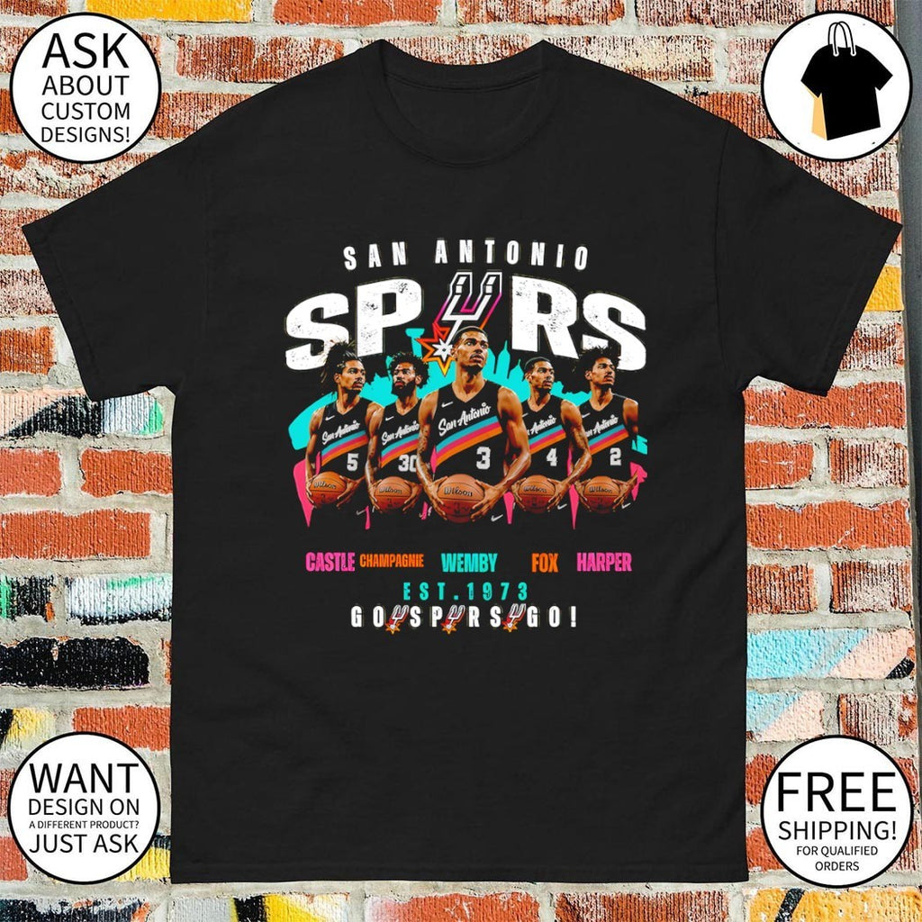 Victor Wembanyama Castle Fox Spurs Basketball Go Spurs Go shirt