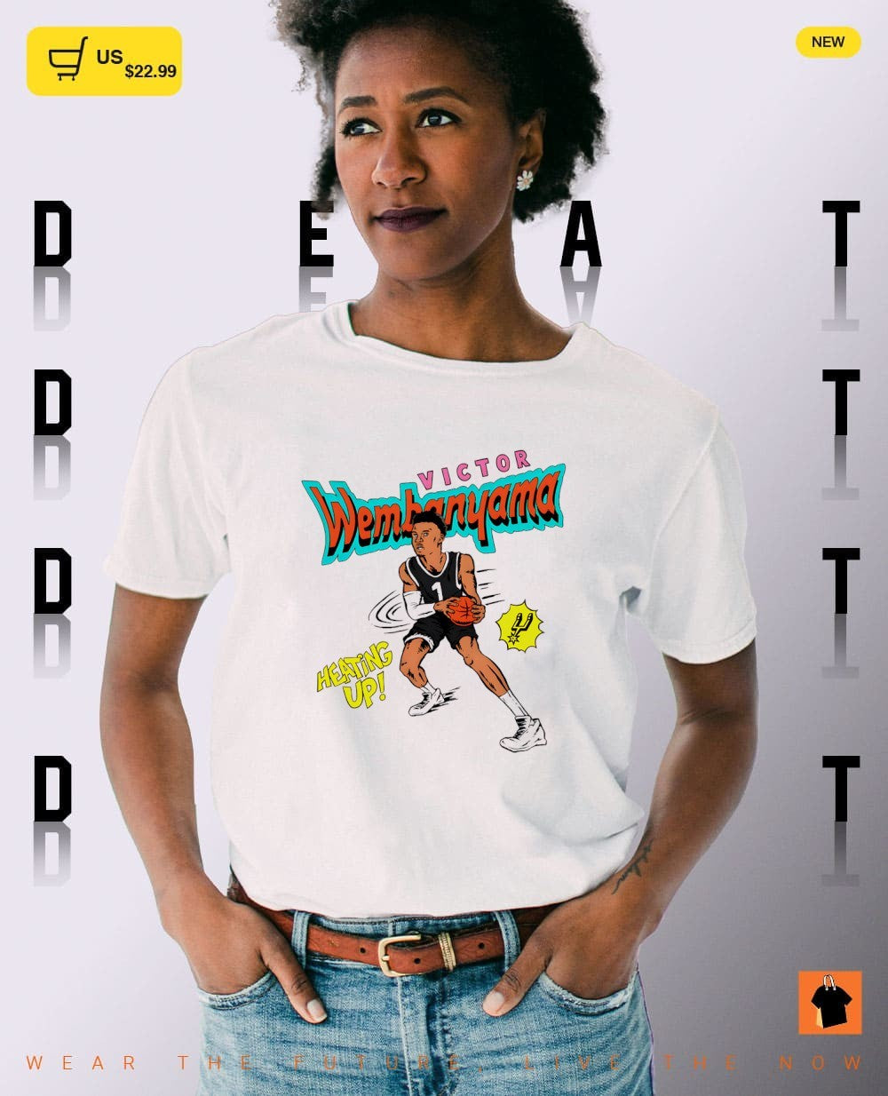 Victor Wembanyama Heating Up San Antonio Spurs Basketball Comic Book Player shirt