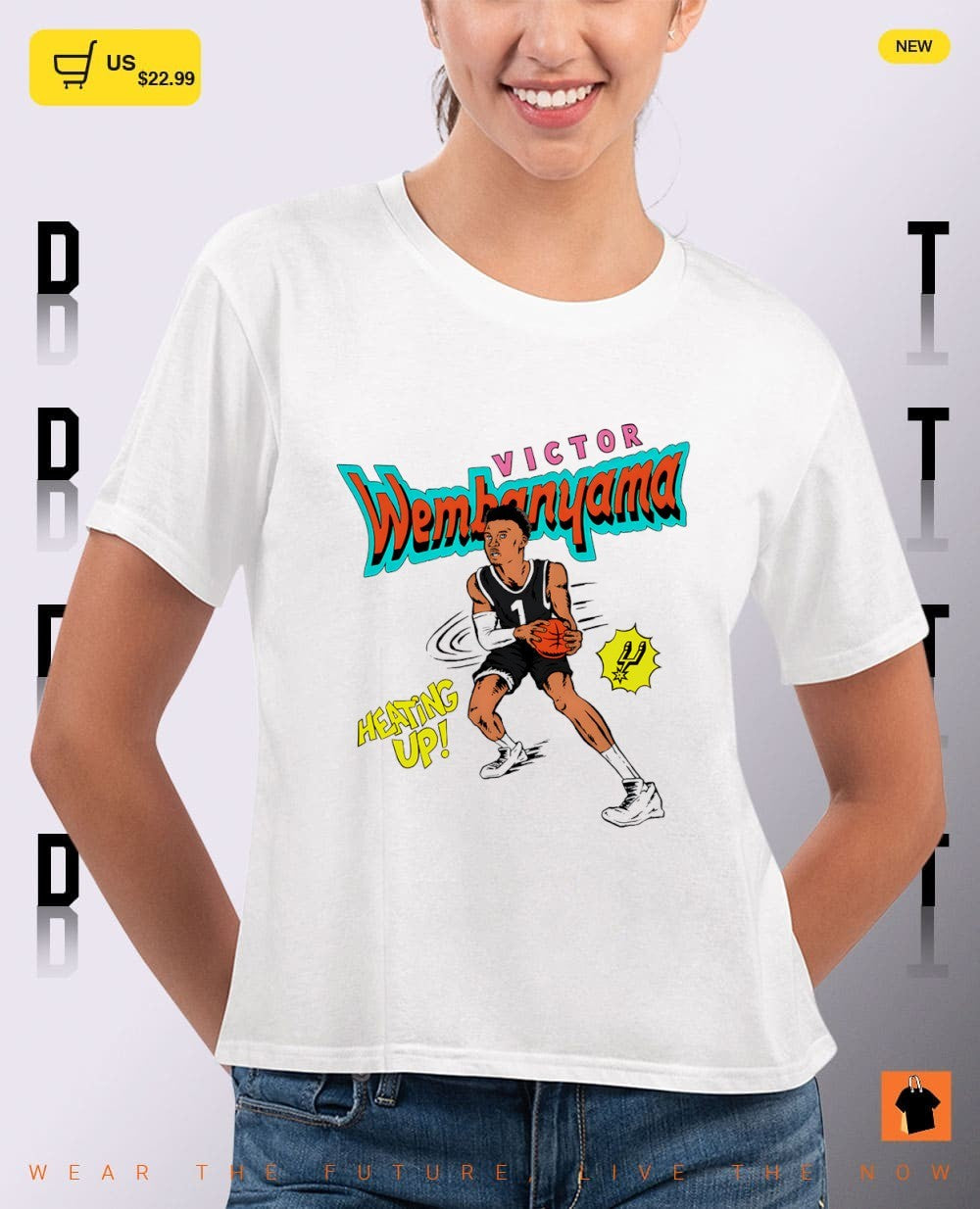 Victor Wembanyama Heating Up San Antonio Spurs Basketball Comic Book Player shirt