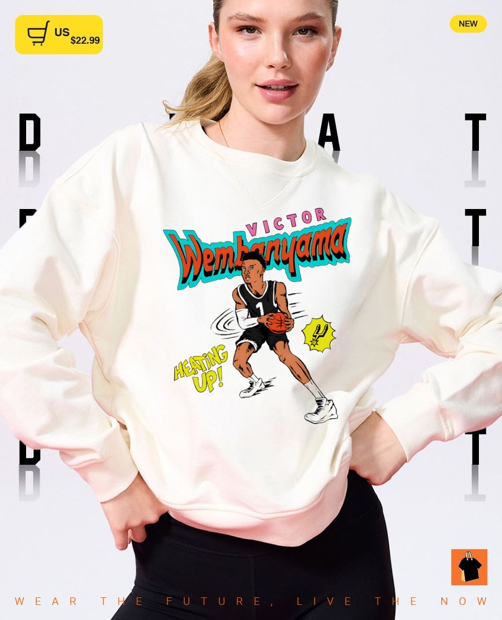Victor Wembanyama Heating Up San Antonio Spurs Basketball Comic Book Player shirt