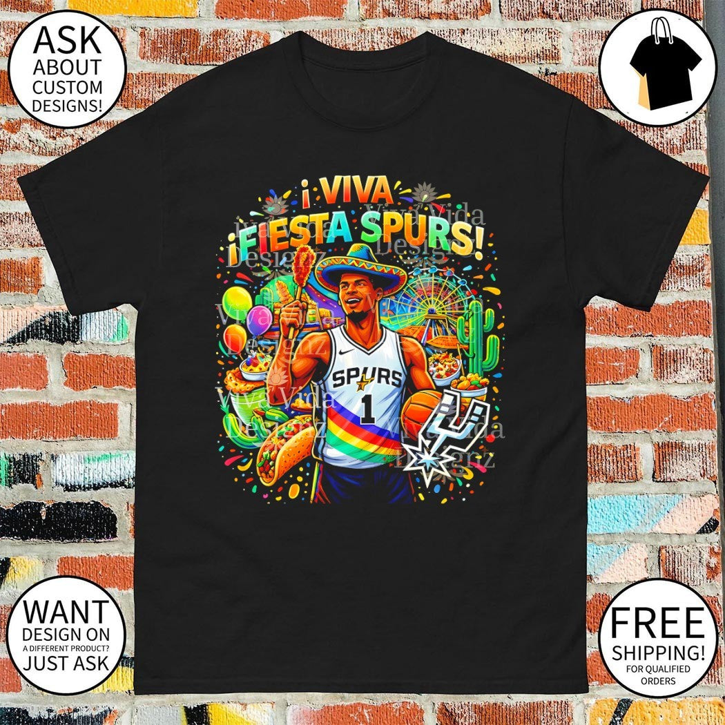 Victor Wembanyama Mexico Viva Fiesta Spurs San Antonio Spurs Basketball Game Day 2026 shirt