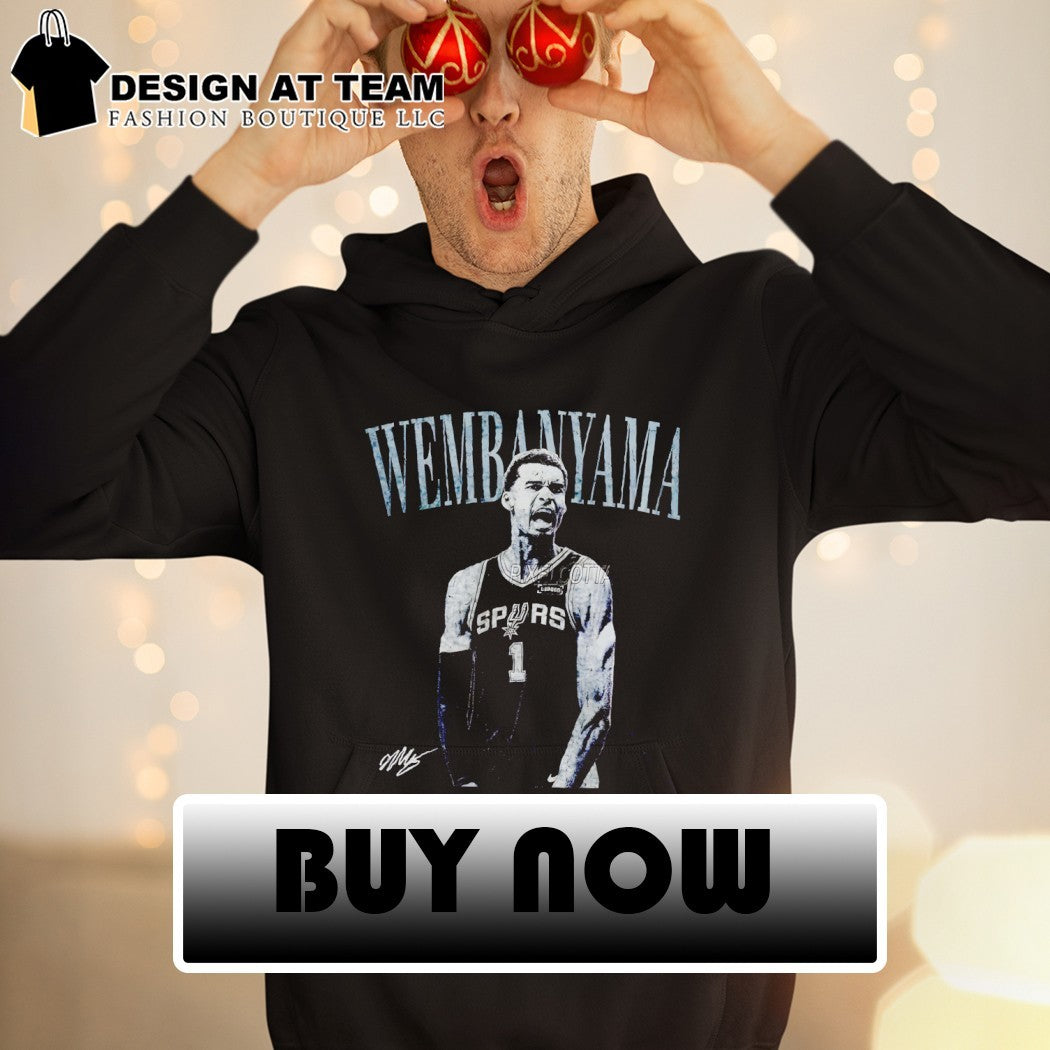 Victor Wembanyama San Antonio Spurs Basketball Game Day 2026 signature shirt