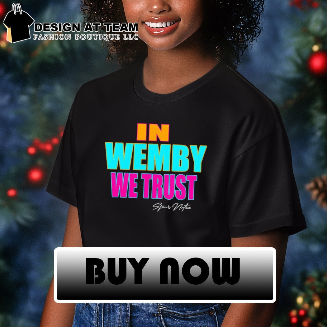 Victor Wembanyama San Antonio Spurs Basketball In Wemby We Trust shirt