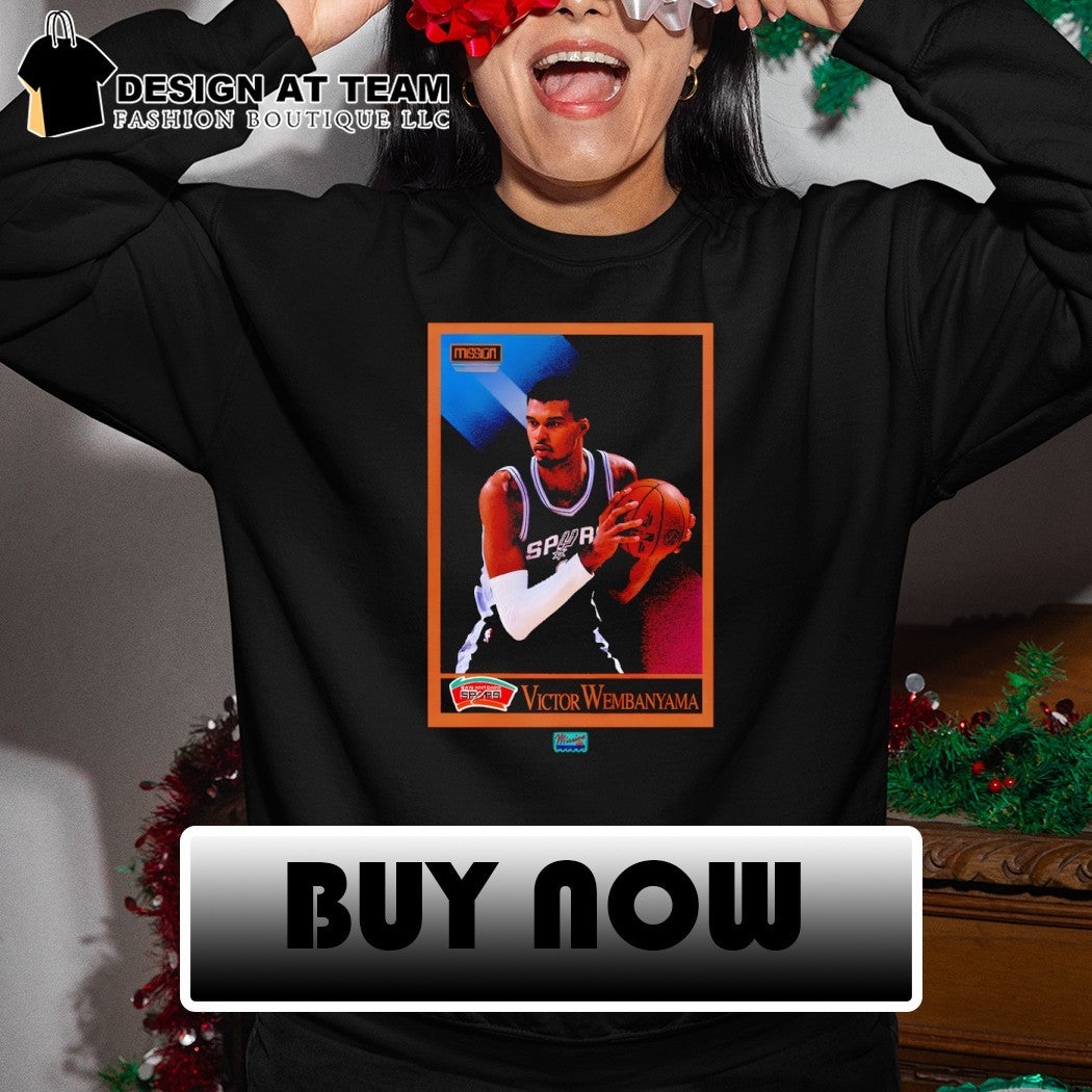 Victor Wembanyama San Antonio Spurs Basketball NBA vintage card shirt