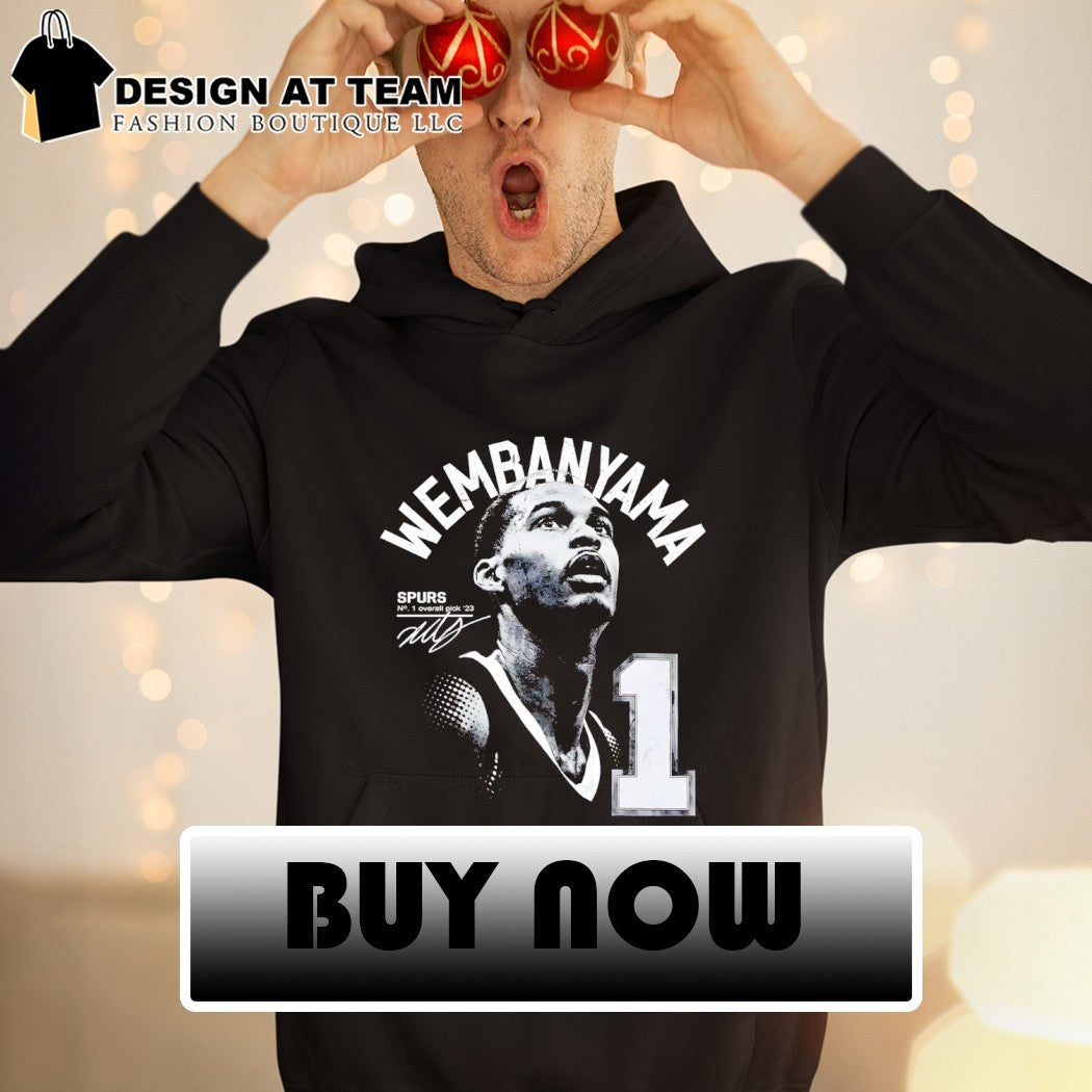 Victor Wembanyama San Antonio Spurs Basketball No 1 overall pick ’23 signature shirt