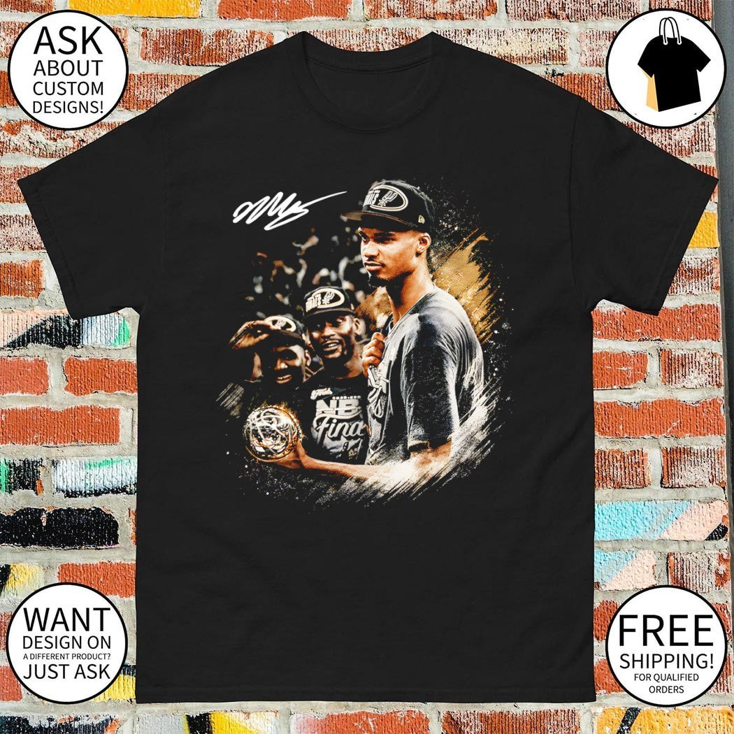 Victor Wembanyama San Antonio Spurs Wemby Western Conference Finals MVP signature shirt