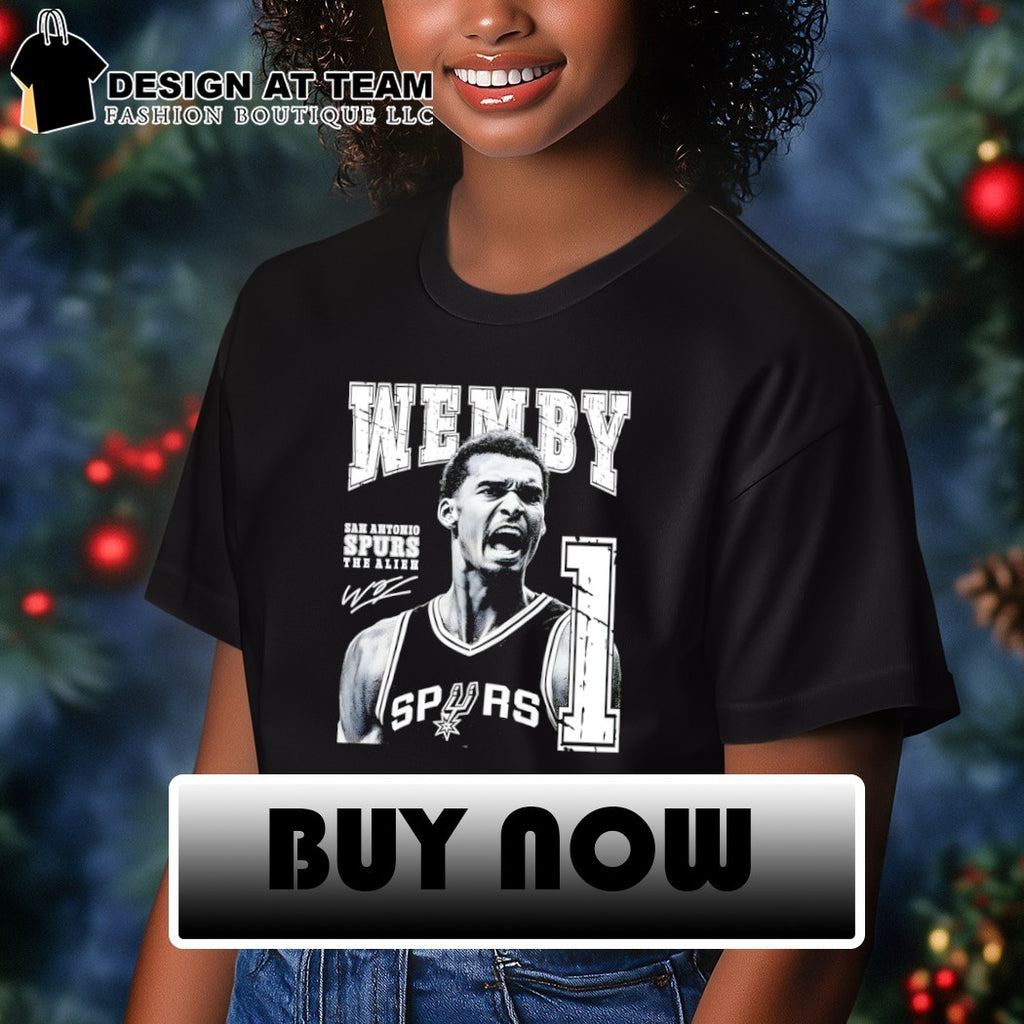 Victor Wembanyama San Antonio Spurs Wemby the Alien 1 basketball signature shirt