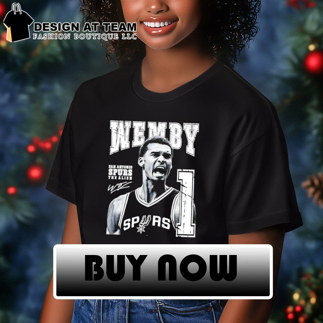 Victor Wembanyama San Antonio Spurs Wemby the Alien 1 basketball signature shirt