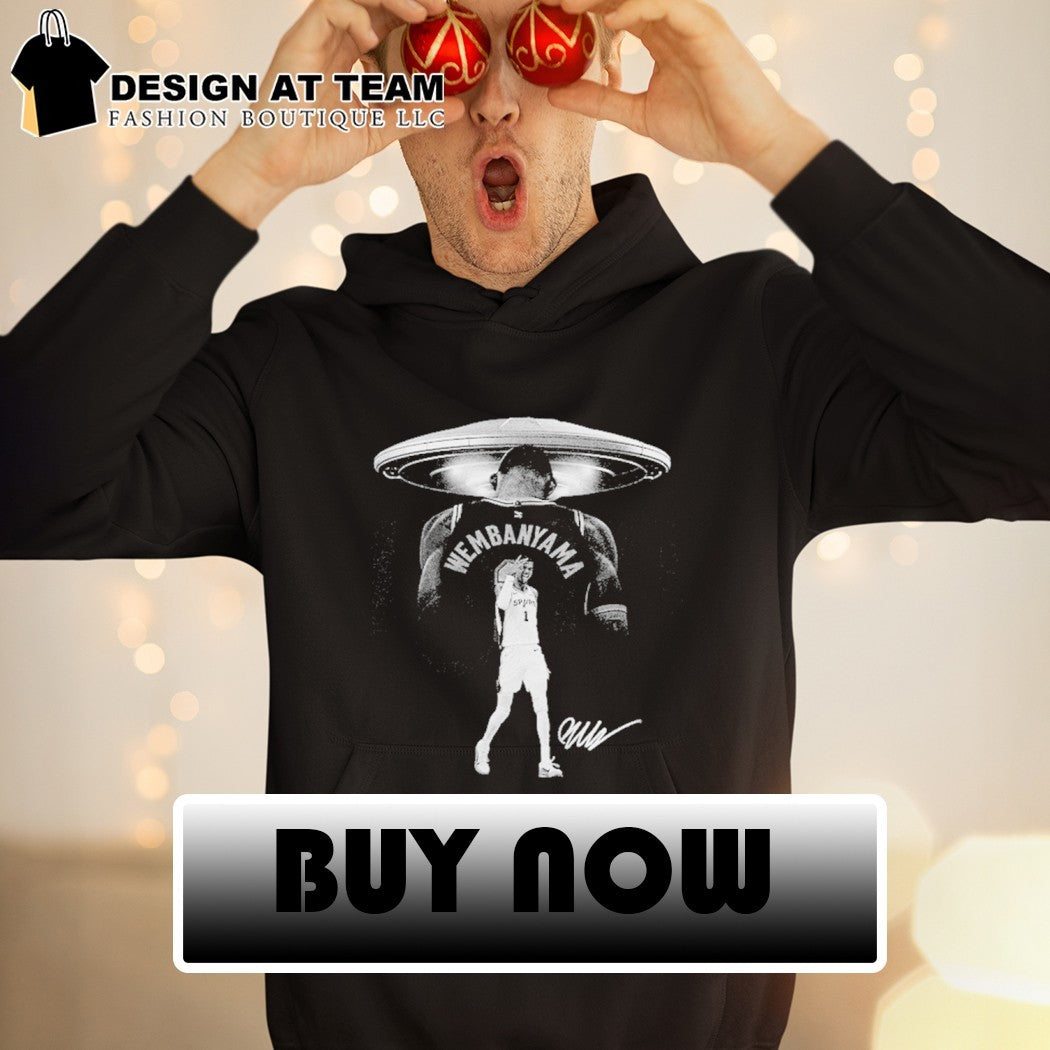 Victor Wembanyama San Antonio Spurs basketball player UFO alien Wembanyama shirt