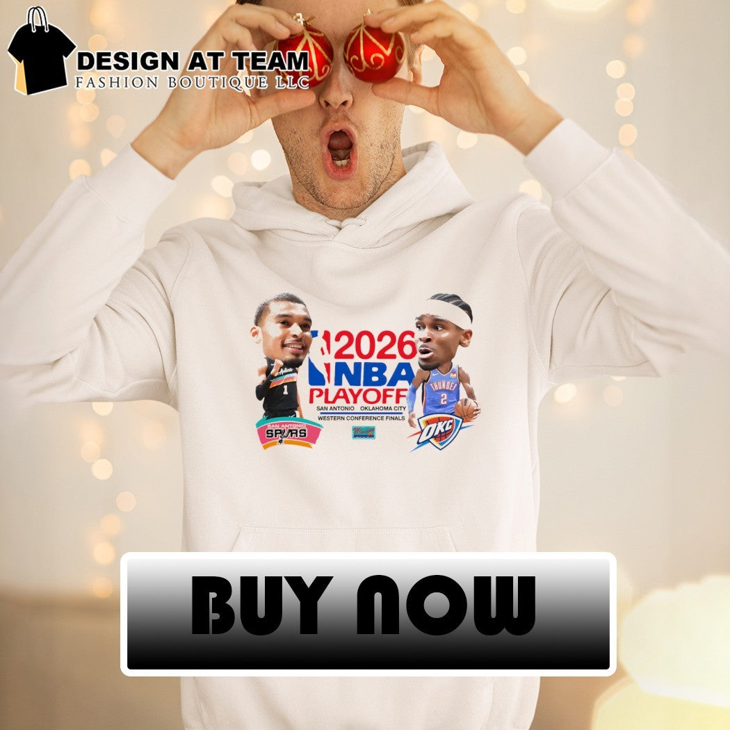 Victor Wembanyama San Antonio Spurs vs Shai Gilgeous-Alexander Oklahoma City Thunder 2026 NBA Playoffs shirt