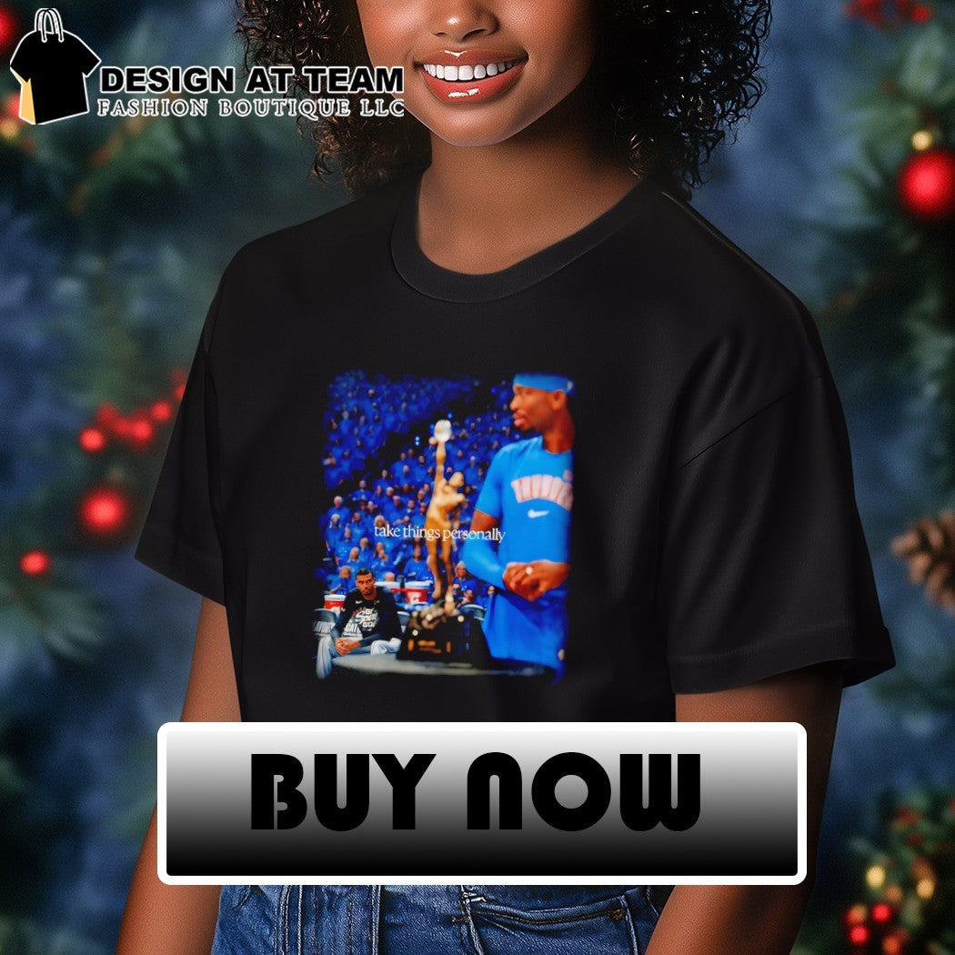Victor Wembanyama Shai Gilgeous-Alexander OKC Thunder award take things personally shirt