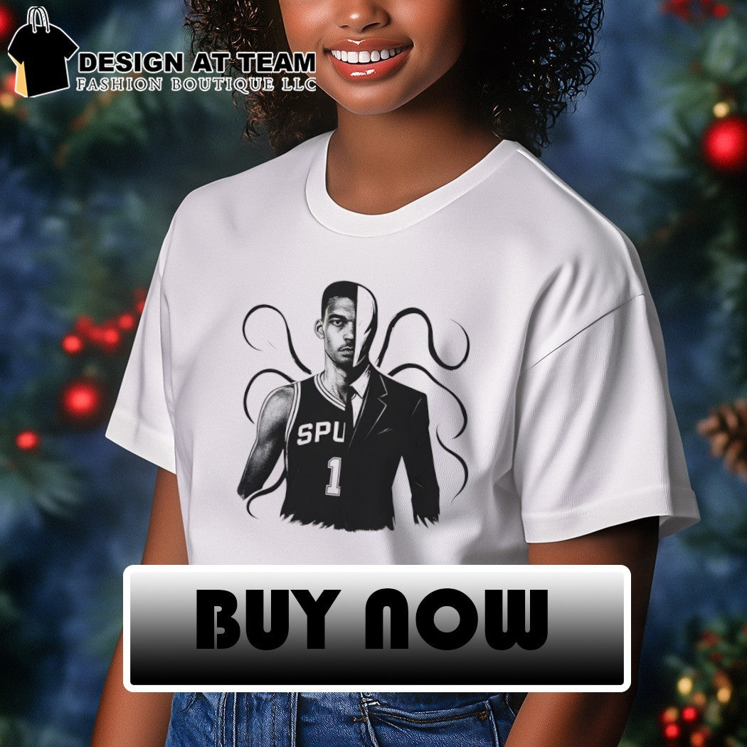 Victor Wembanyama Slenderman Alien San Antonio Spurs Basketball NBA 2026 shirt
