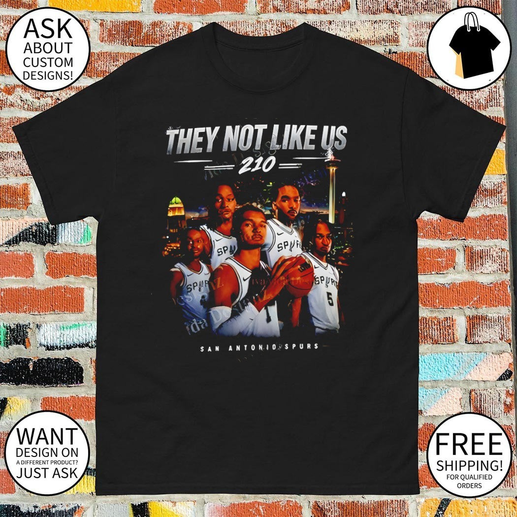 Victor Wembanyama They Not Like US 210 San Antonio Spurs Basketball Game Day 2026 shirt