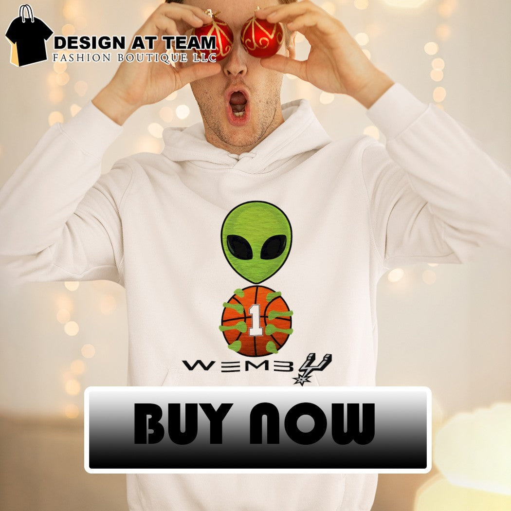 Victor Wembanyama Wemby Alien cartoon San Antonio Spurs Basketball NBA 2026 shirt