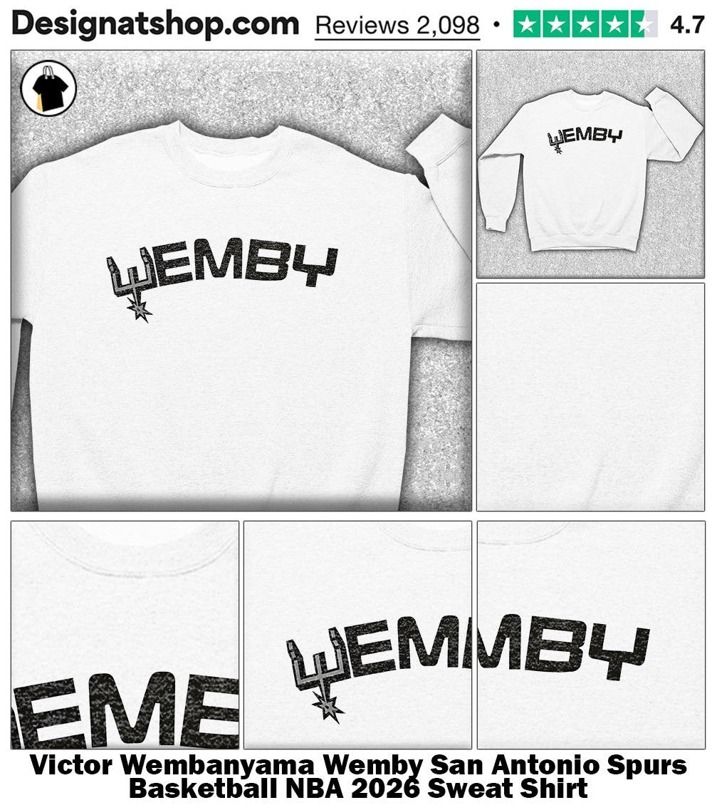 Victor Wembanyama Wemby San Antonio Spurs Basketball NBA 2026 shirt