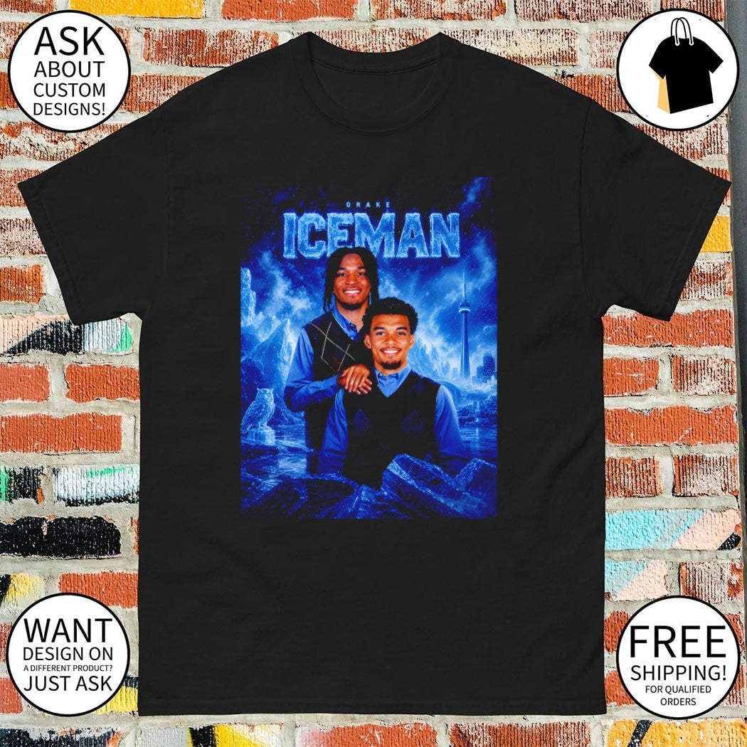 Victor Wembanyama and Stephon Castle x Drake Iceman Step Brother Basketball shirt