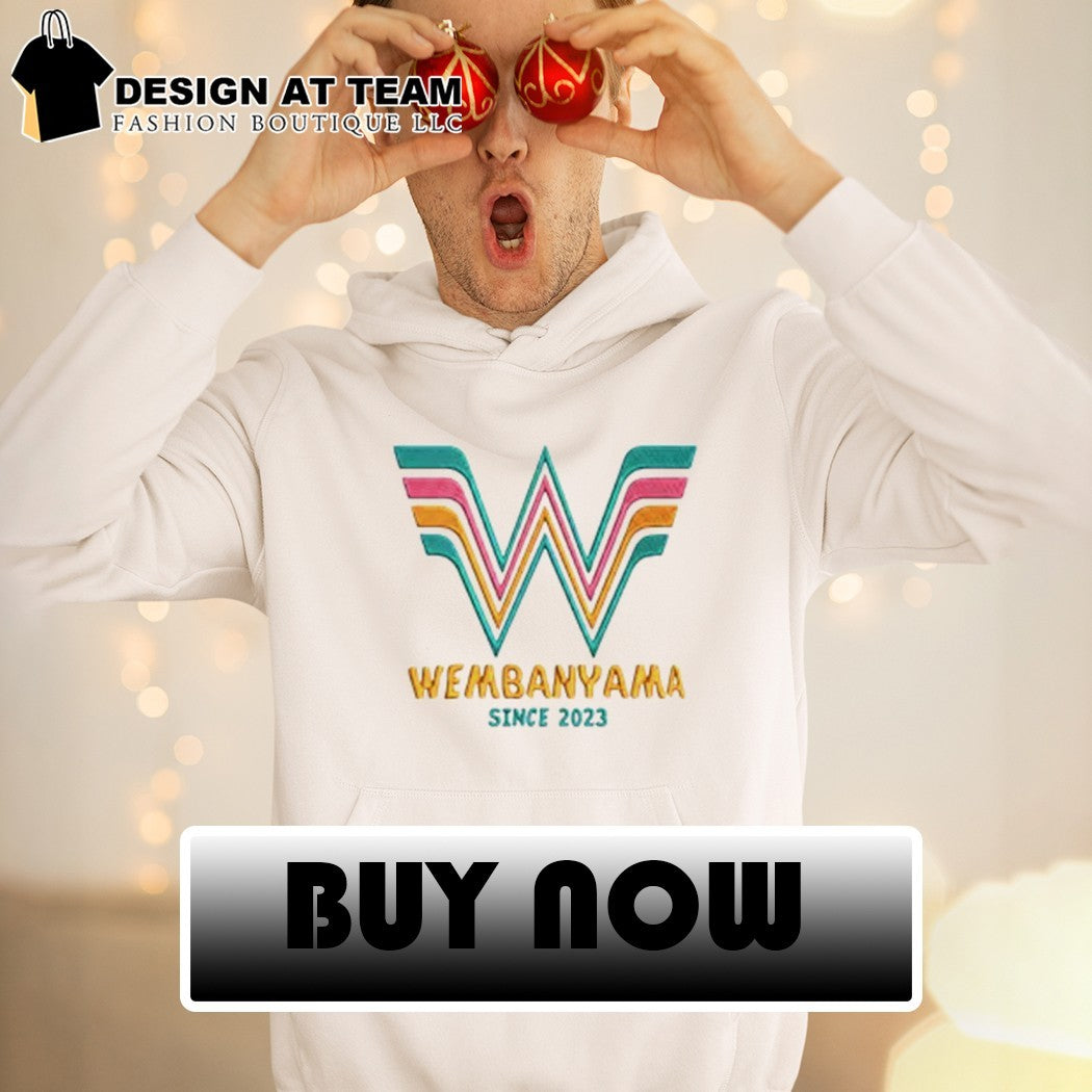 Victor Wembanyama basketball star logo Wembanyama Since 2023 shirt