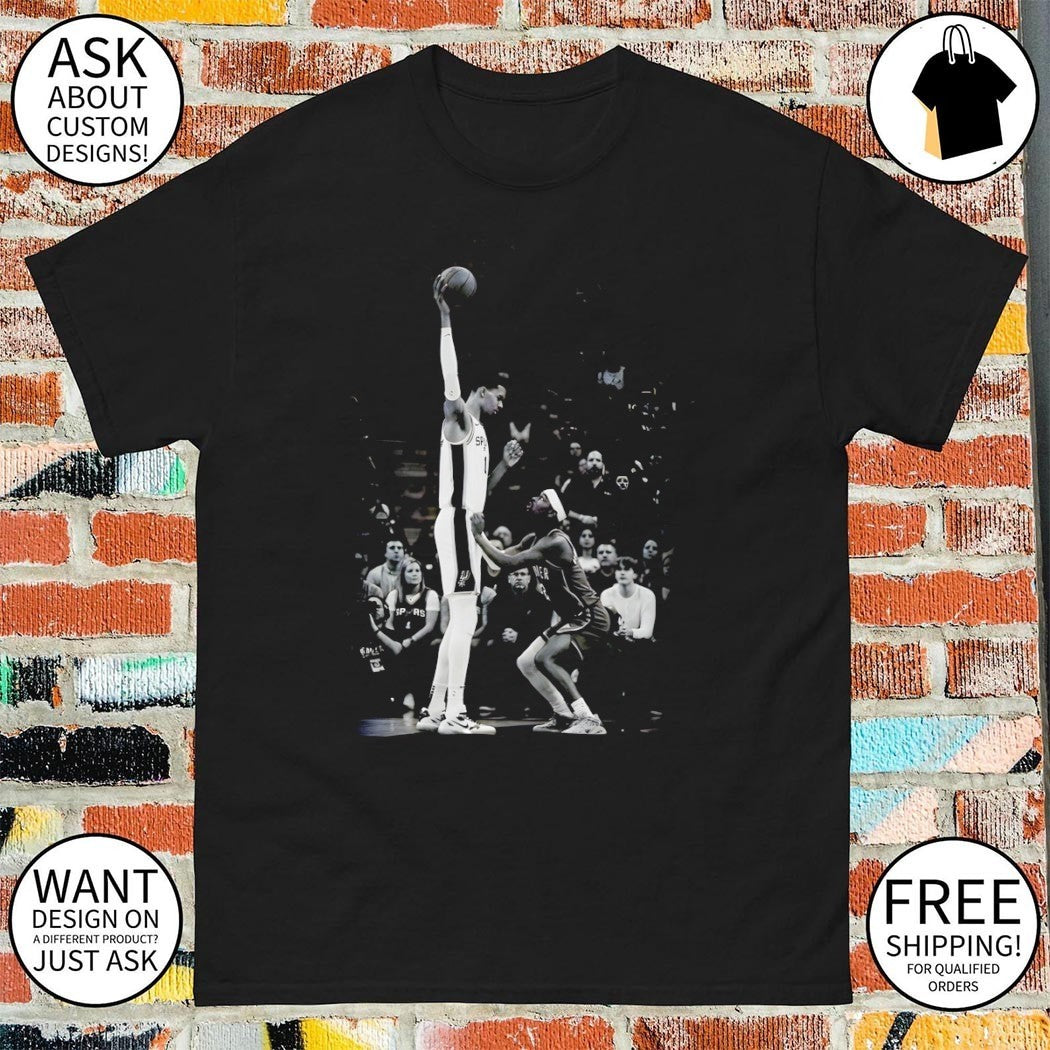 Victor Wembanyama highlight San Antonio Spurs Basketball NBA 2026 vintage shirt