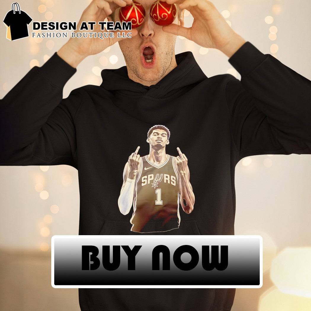Victor Wembanyama middle finger San Antonio Spurs NBA Basketball vintage shirt