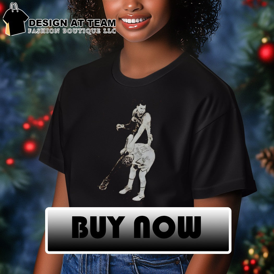 Victor Wembanyama shove Jalen Brunson Knicks vs Spurs Basketball NBA vintage shirt