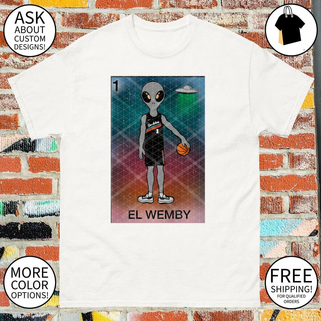 Victor Wembanyama x Alien UFO El Wemby San Antonio Spurs Basketball 2026 shirt