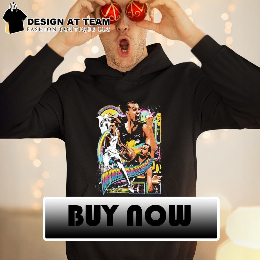 Victor Wembanyama x The Alien mashup San Antonio Spurs Basketball #1 Wemby graphic vintage shirt