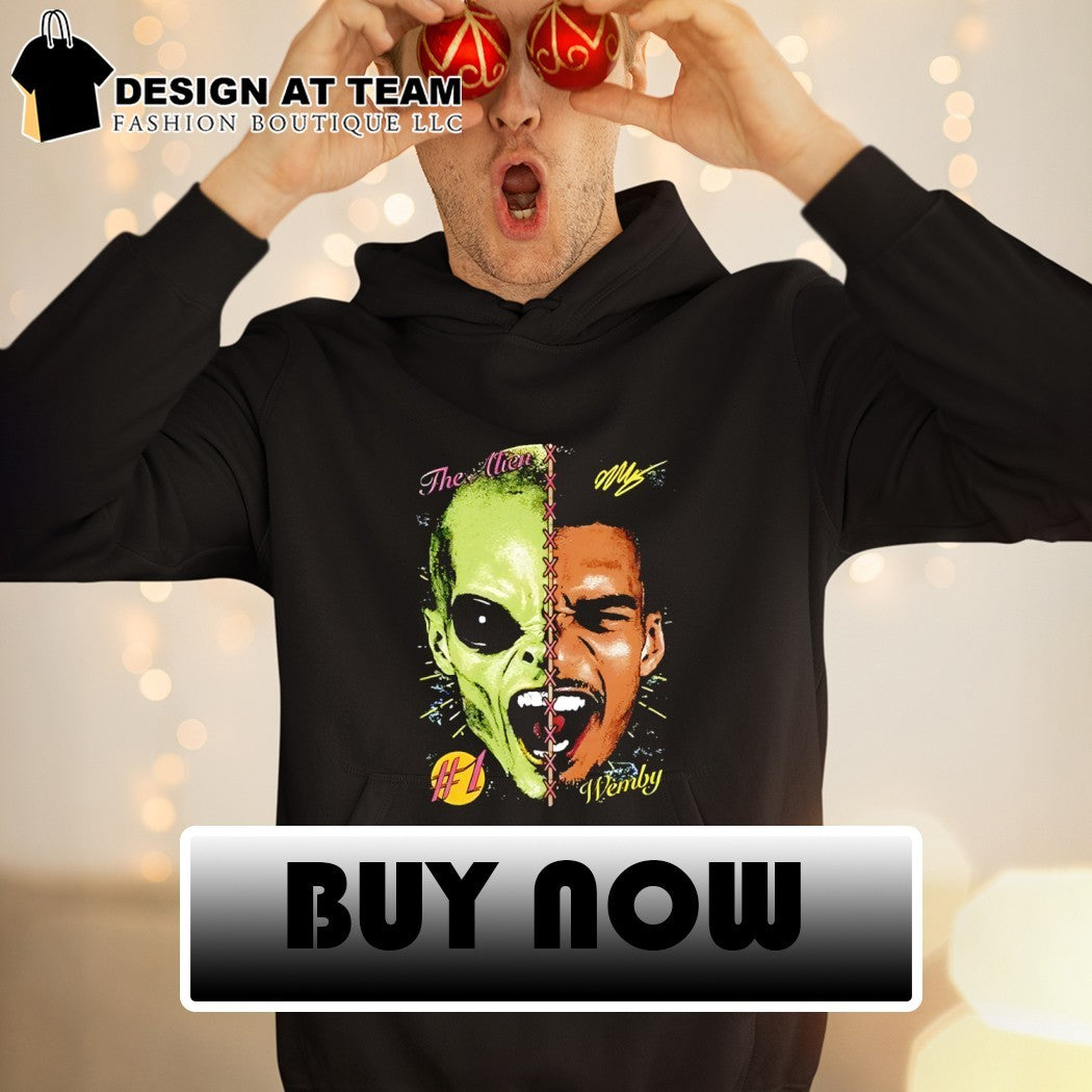 Victor Wembanyama x The Alien mashup San Antonio Spurs Basketball #1 Wemby vintage shirt