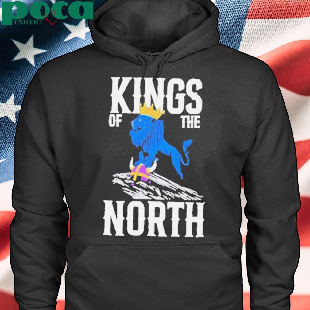 Viking Victory Kings of the North Detroit Lion Shirt