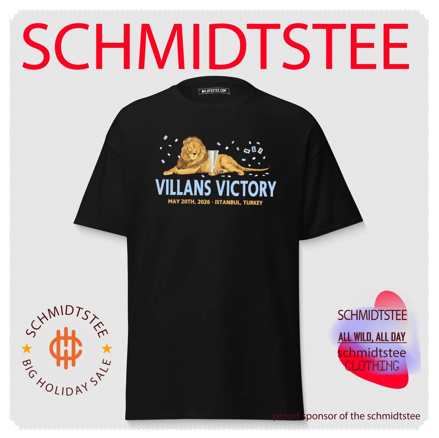 Villans Victory May 20th 2026 Istanbul Turkey Soccer shirt