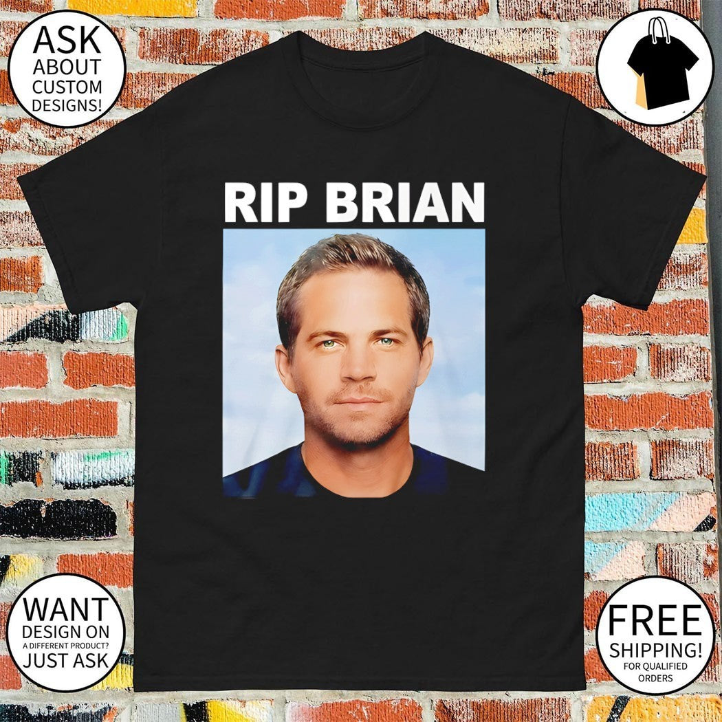Vin Diesel RIP Brian photo shirt