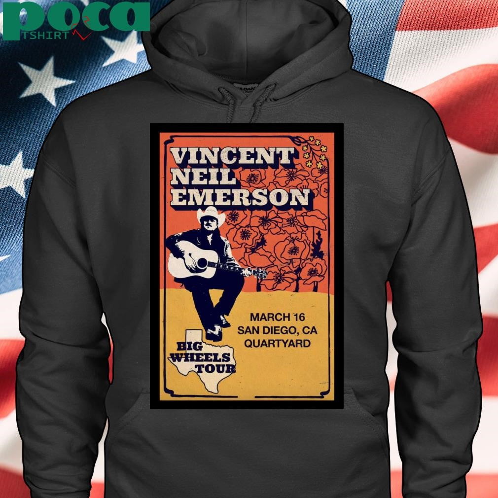 Vincent Neil Emerson Quartyard in San Diego CA Mar 16 2025 Poster T-Shirt