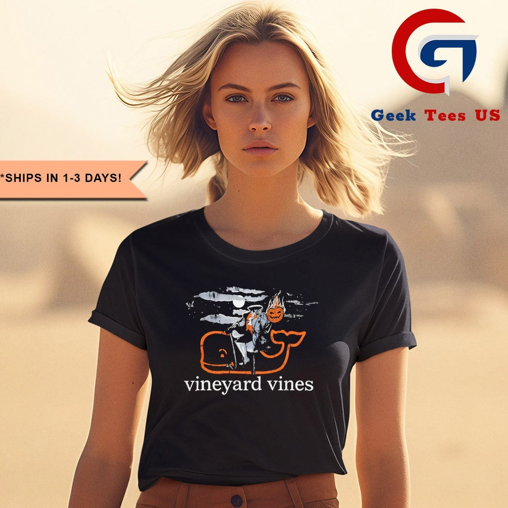 Vineyard Vines Headless Horseman Halloween Whale 2025 shirt