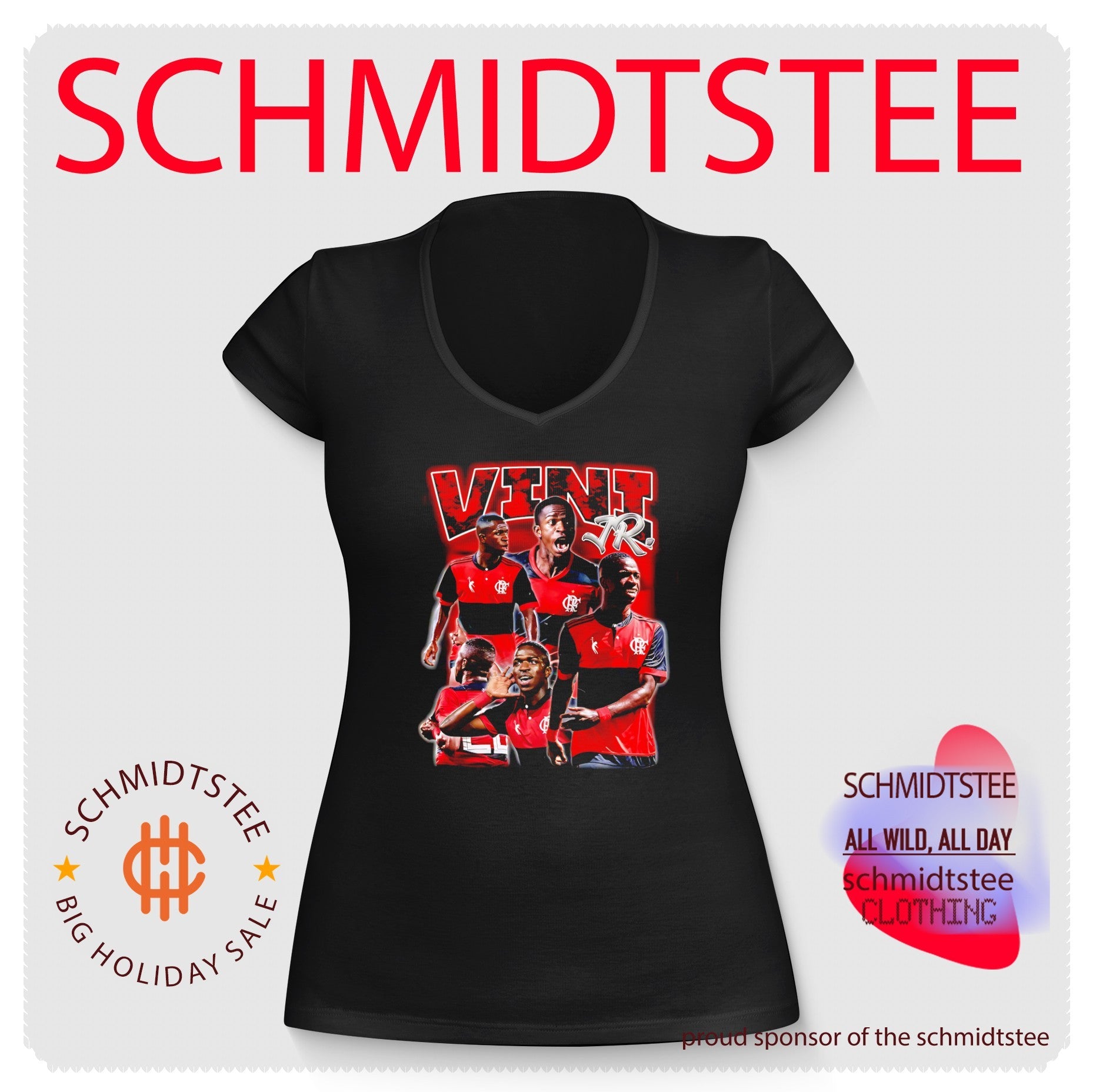 Vini Jr Flamengo Collage Vinicius Junior shirt