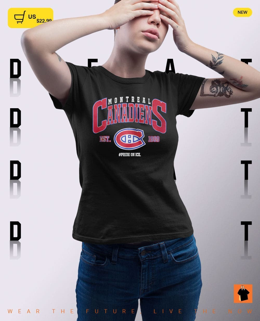 Vintage 90s Montreal Canadiens Hockey pride on ice shirt