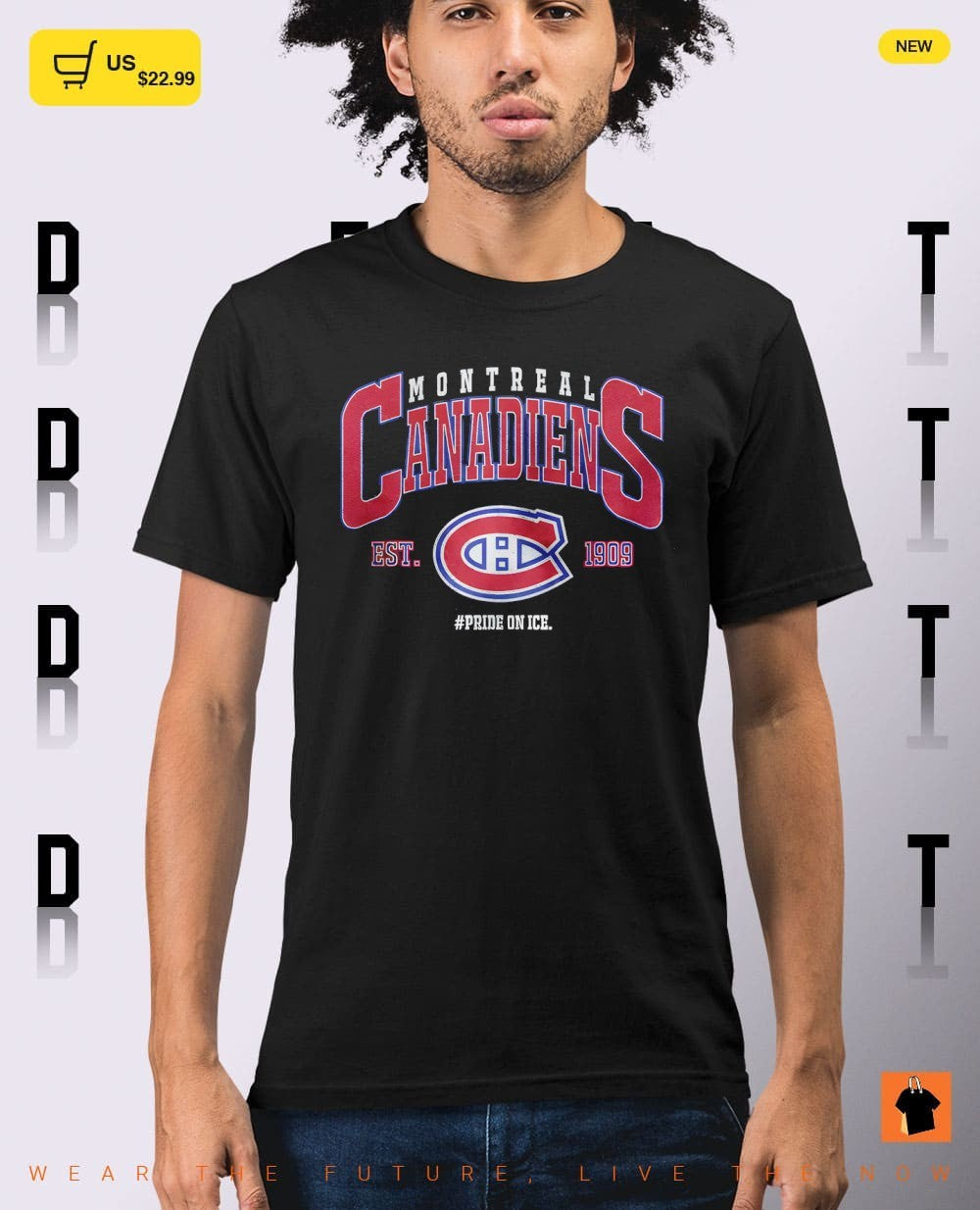 Vintage 90s Montreal Canadiens Hockey pride on ice shirt