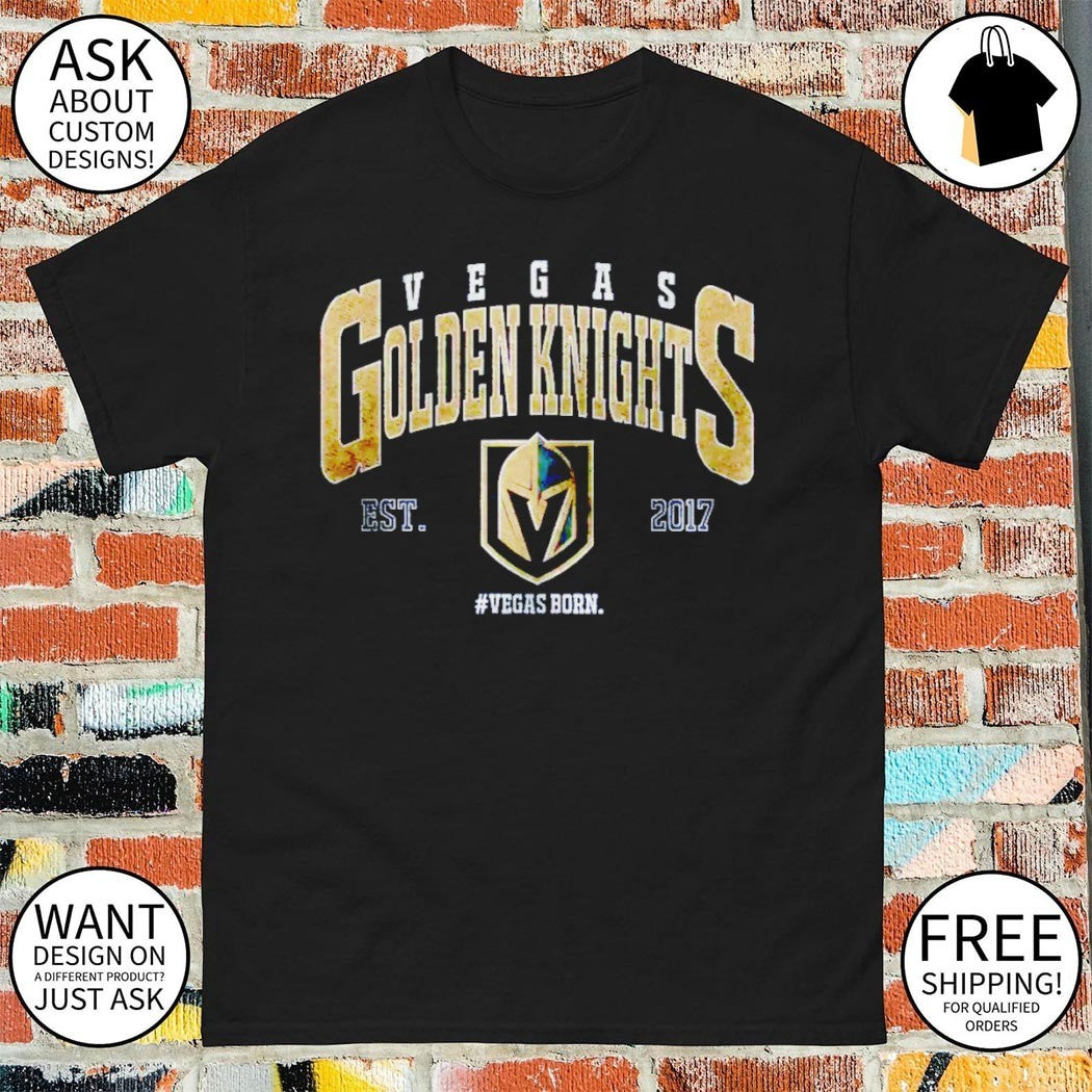 Vintage 90s Vegas Golden Knights Ice Hockey vegas born shirt