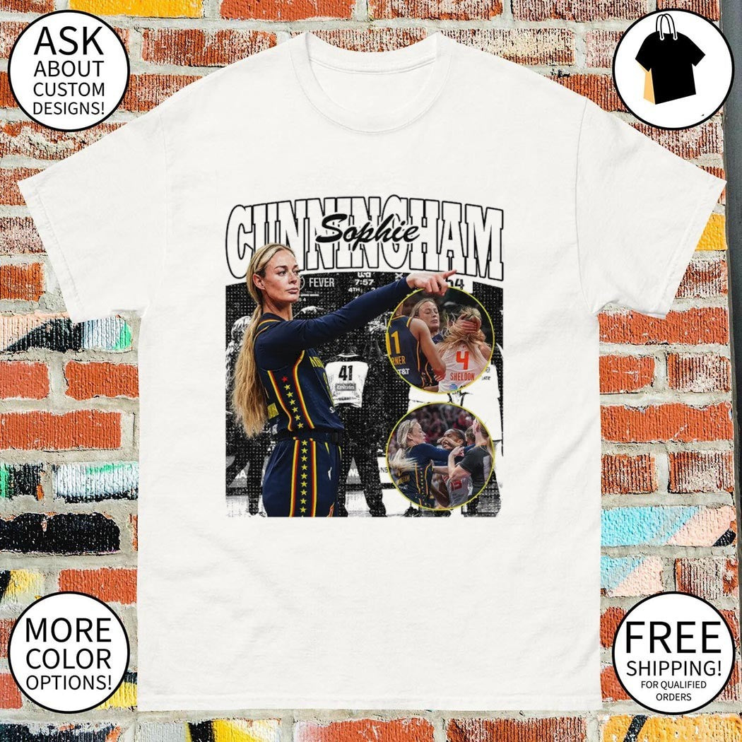 Vintage Sophie Cunningham Pointing Meme Graphic shirt