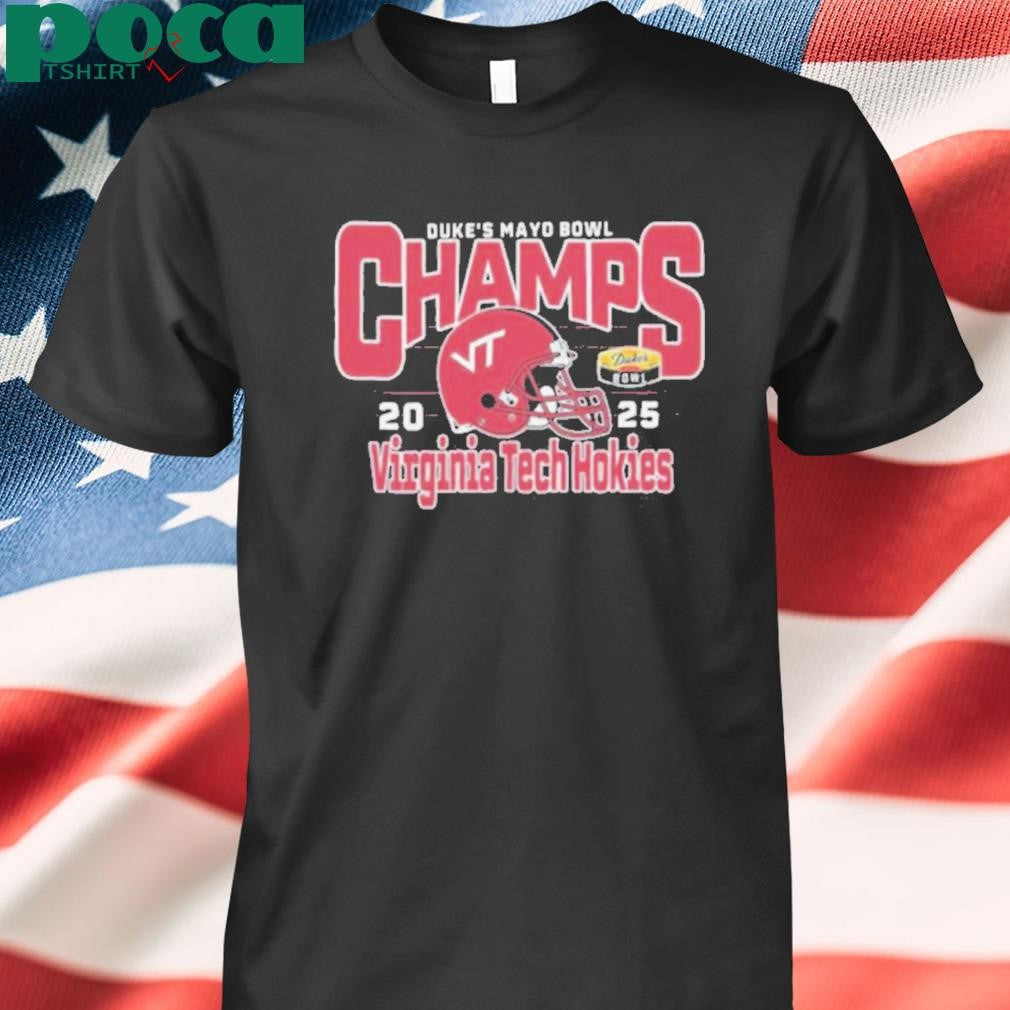 Virginia Tech Hokies Football Are 2025 Duke’s Mayo Bowl Champions T shirt