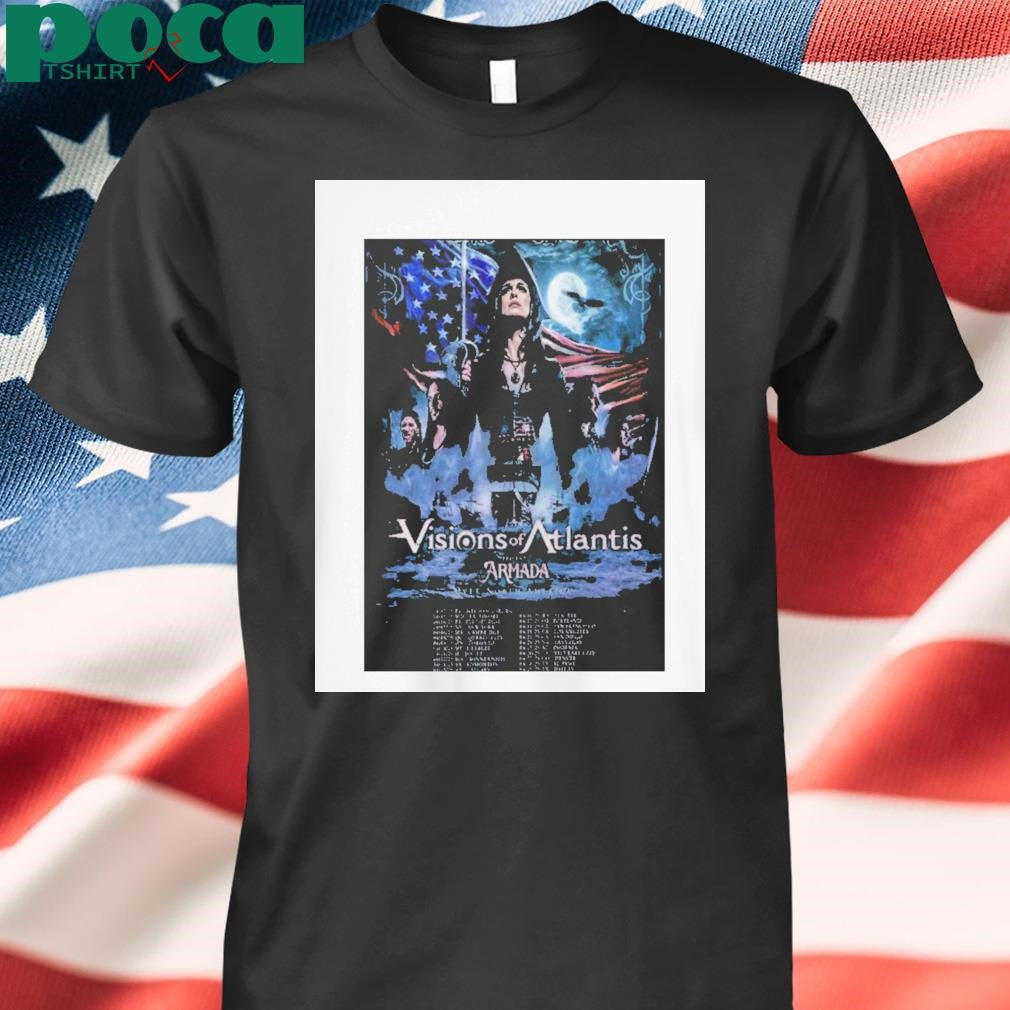 Visions Of Atlantis North American Tour 2025 Poster T Shirt