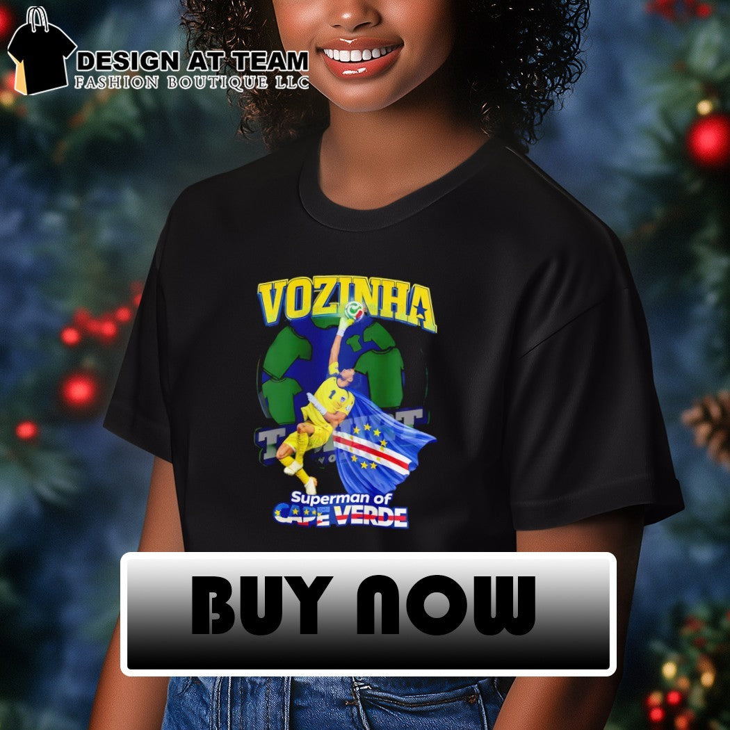 Vozinha Cabo Verde Soccer Player Superman of Cape Verde Printed shirt