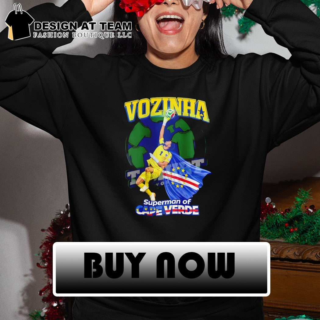 Vozinha Cabo Verde Soccer Player Superman of Cape Verde Printed shirt