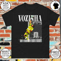 Vozinha Cape Verde soccer goalkeeper player jumping for a ball shirt