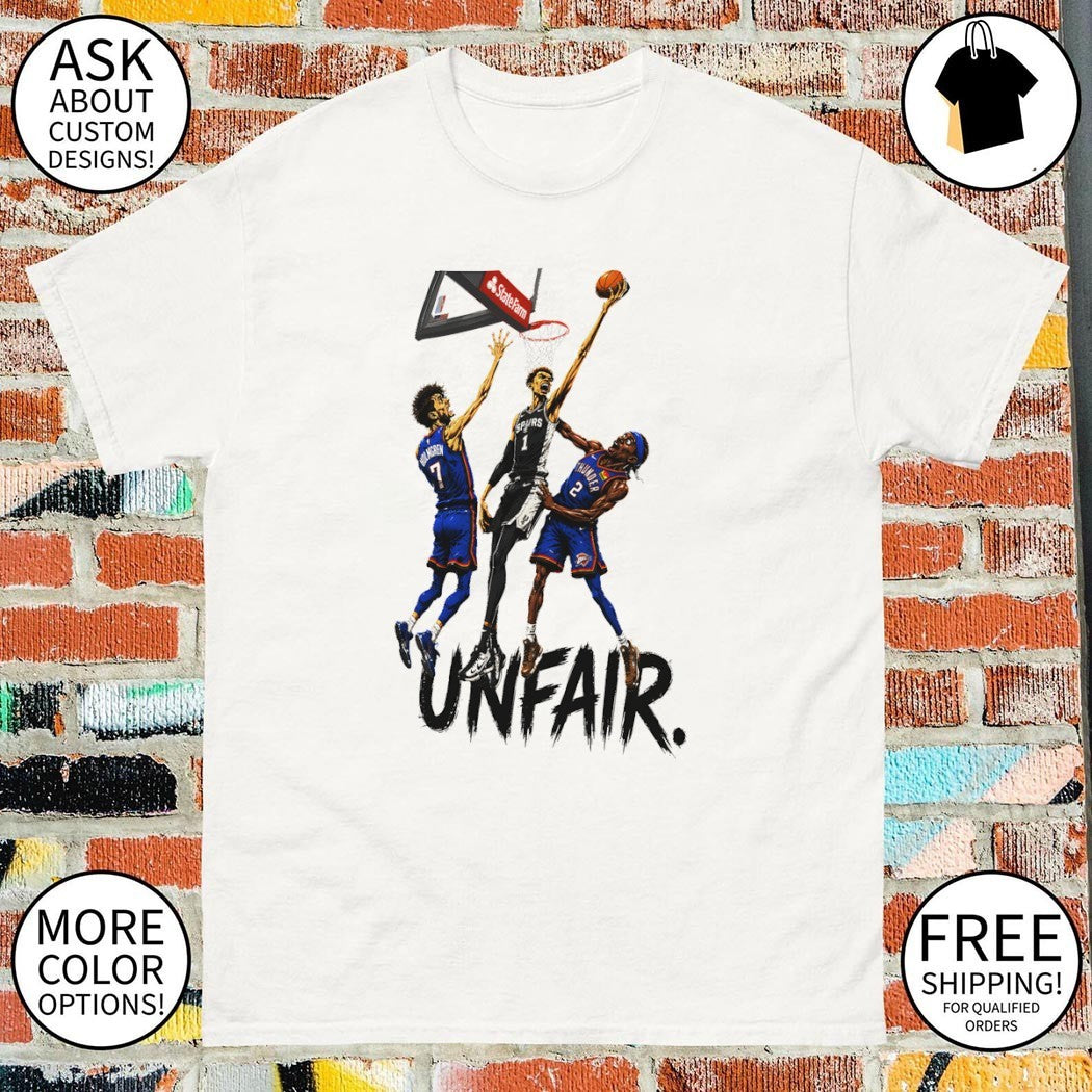 Chet Holmgren Victor Wembanyama Lu Dort San Antonio Spurs Basketball NBA 2026 shirt